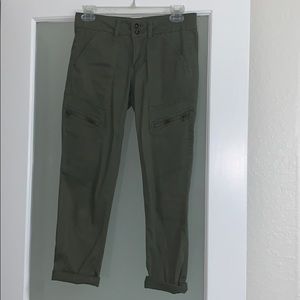 Olive green cargo pants